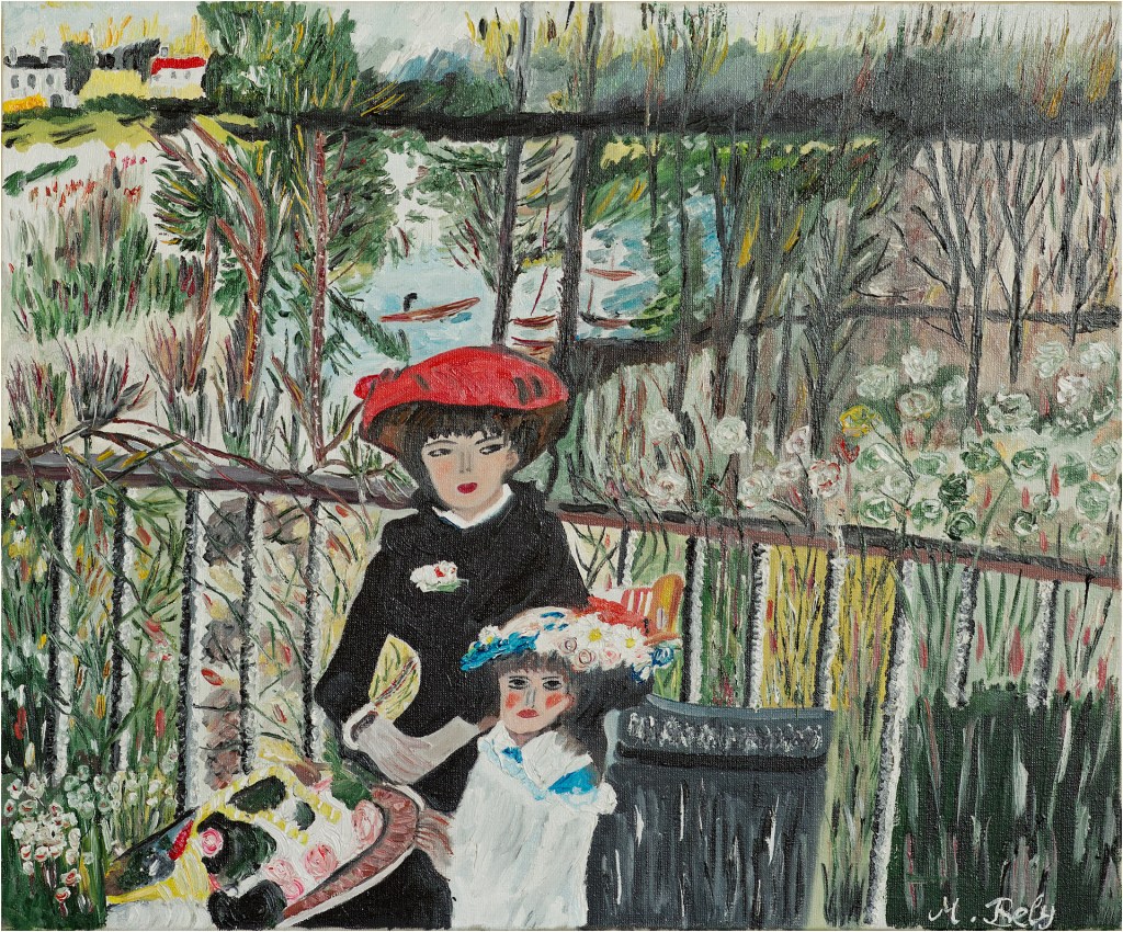 Auguste Renoir 38x46 Huile sur toile par Ambre B