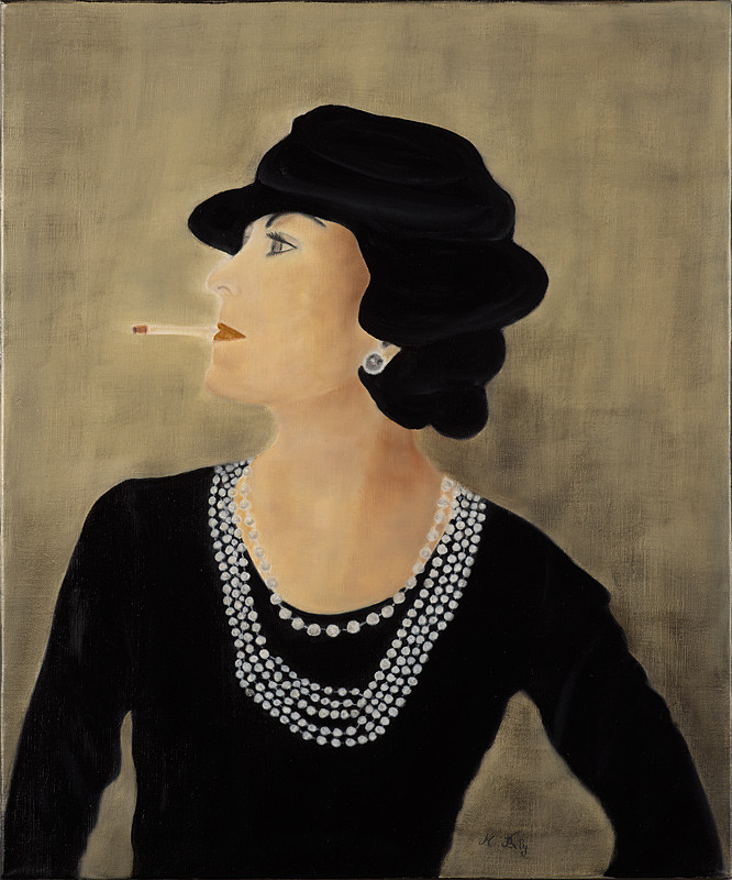 Chanel - 50x100 - Huile sur toile de lin - Collection privée