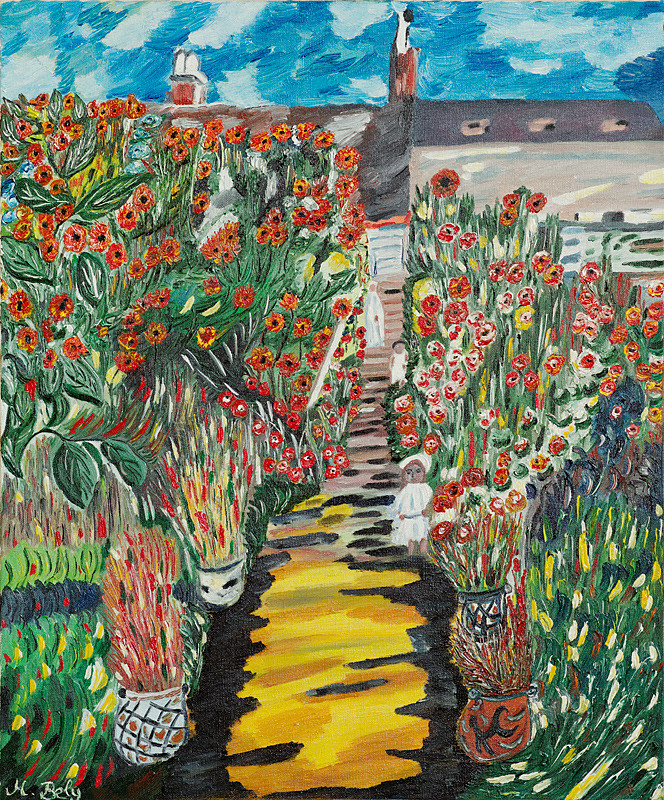 Claude Monnet 46x55 Huile sur toile par Ambre B