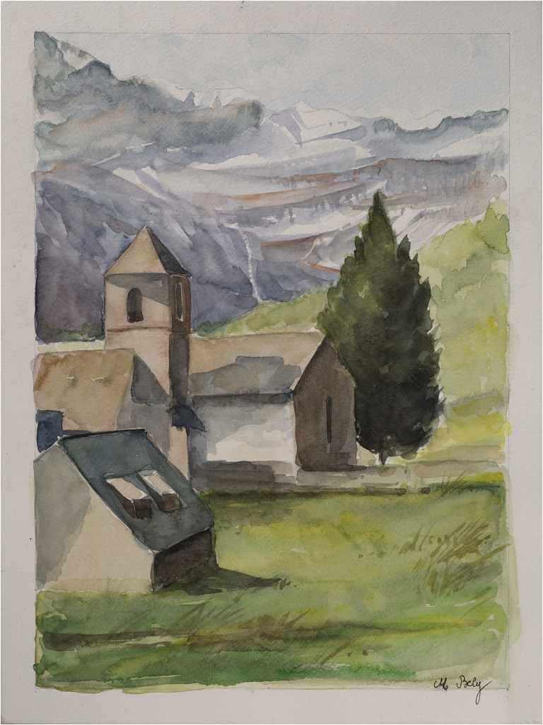 Sans Titre 36x50 Aquarelle par Ambre B