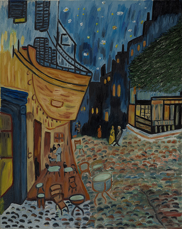 Vincent Van Gogh 40x50 Huile sur toile par Ambre B