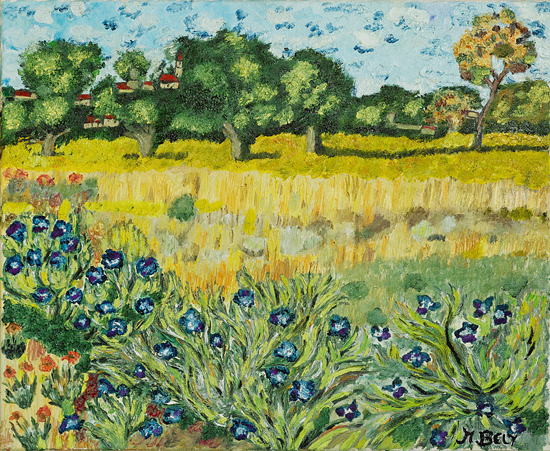 Vincent Van Gogh 50x60 Huile sur toile par Ambre B